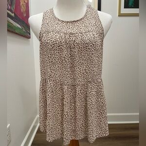 Leopard Animal Print Top size Small